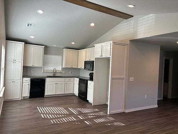 kitchen with small eat in area