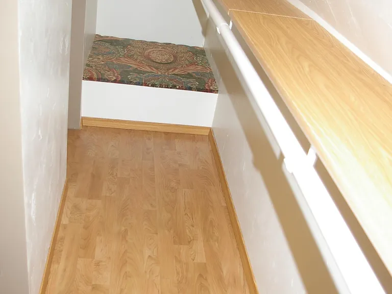 One of two master bedroom closets.