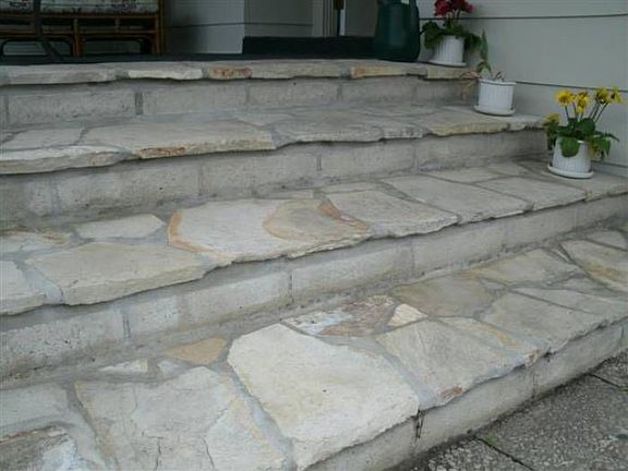 Custom Flagstone Steps