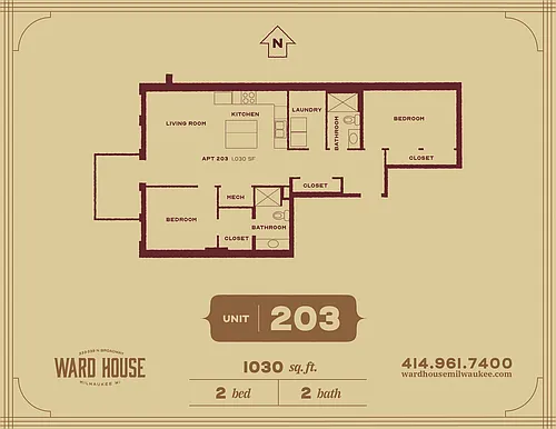 Floor plan 203