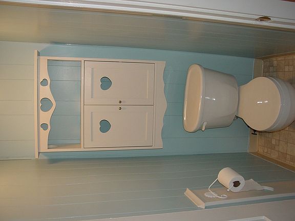 Half bath on 1st Floor