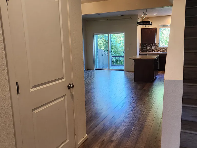 Downstairs hallway