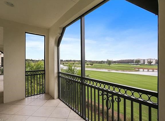Wrap around loggia with spectacular golf course views!