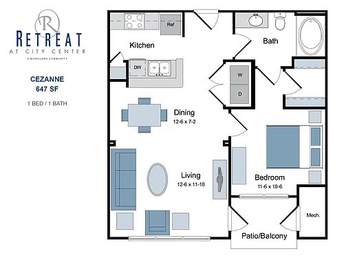 Floor plan Cezanne