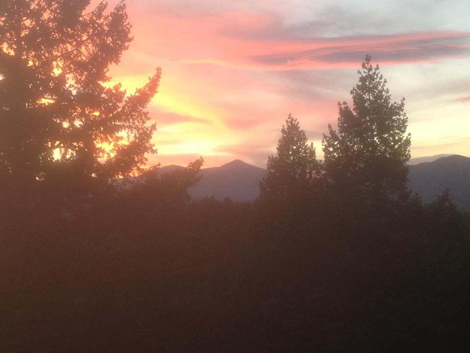 Sunset from the deck
