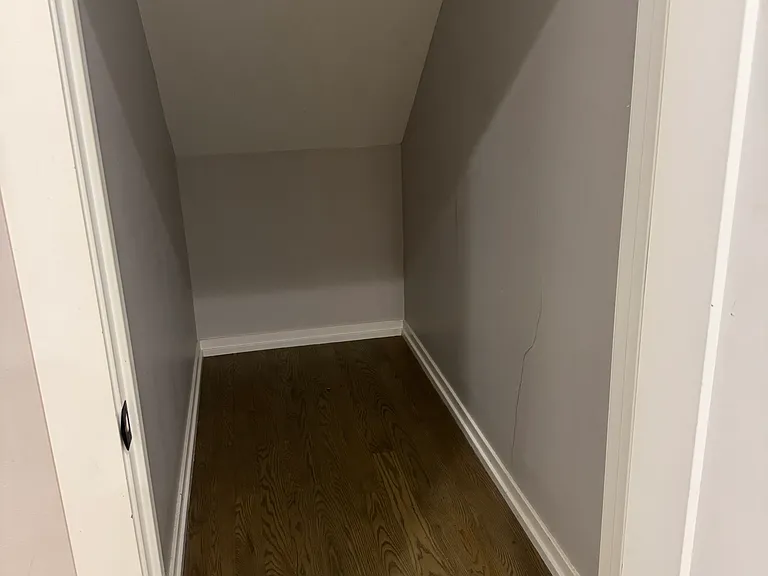 lots of storage, including this under the stairs storage closet