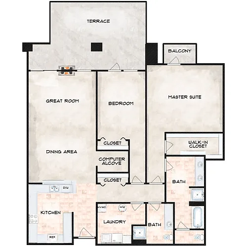 Floor plan Burlingame