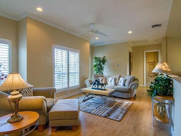 Upstairs living area