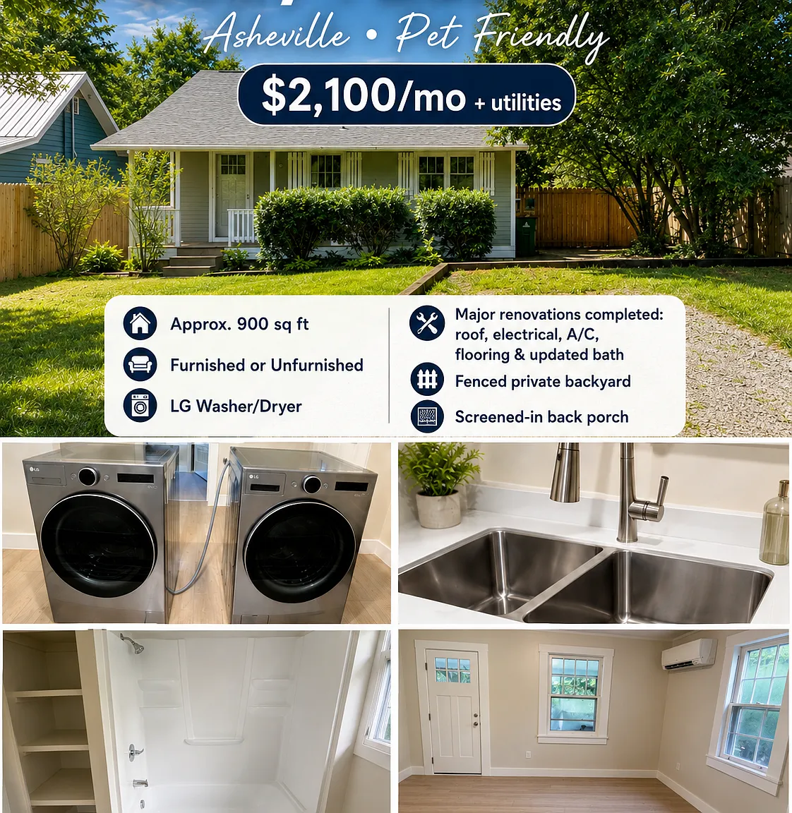 2 bed, 900 sqft, $2,100 — Photo 1