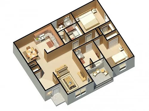 Floor plan B1 - Classic