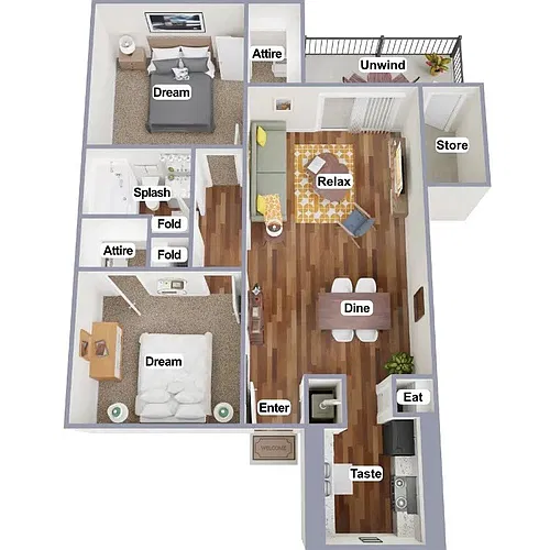 Floor plan B1