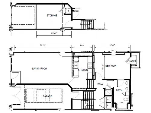 Floor plan 1 Bedroom