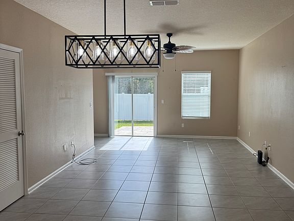 Living/dining room from front door entry