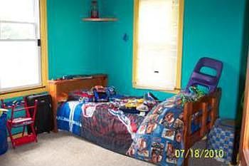 View of one of the downstairs bedroomsbr