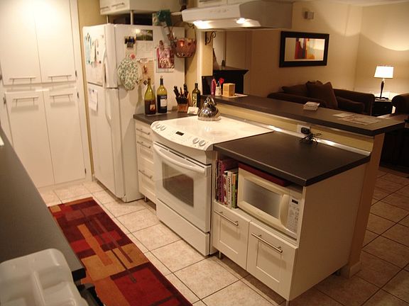 kitchen with brand new appliances!