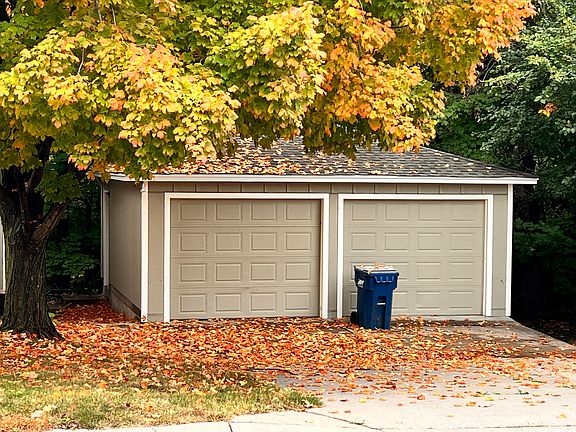 Large 2 car garage with openers.