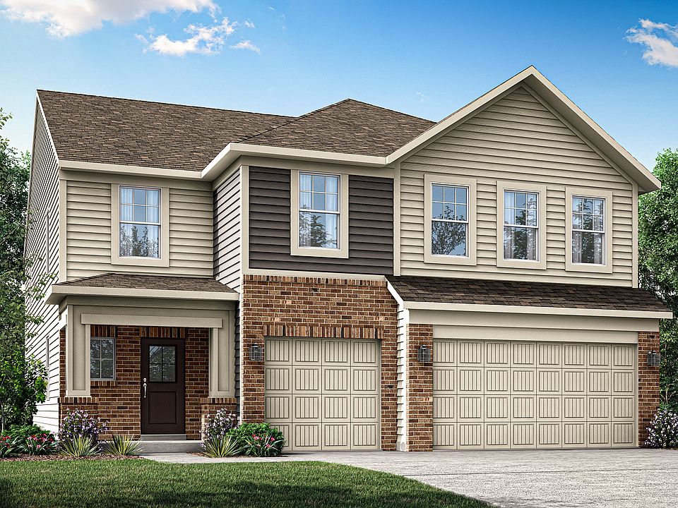 Wentworth Elevation C 3 Car Garage STD