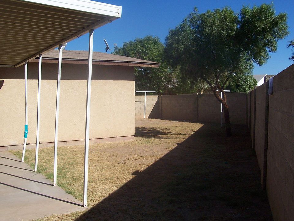 Backyard of Property