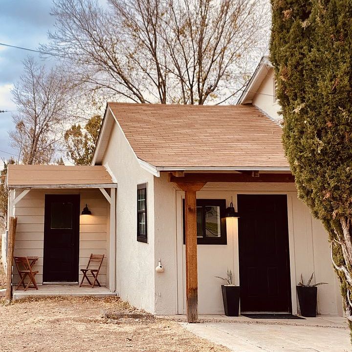 Enjoy two private entrances, one with a front porch for morning coffee