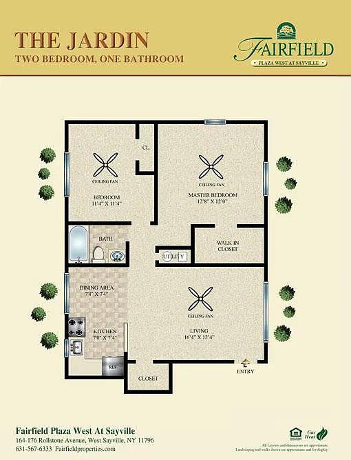 Floor plan The Jardin