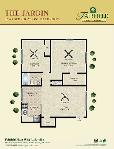 Floor plan The Jardin