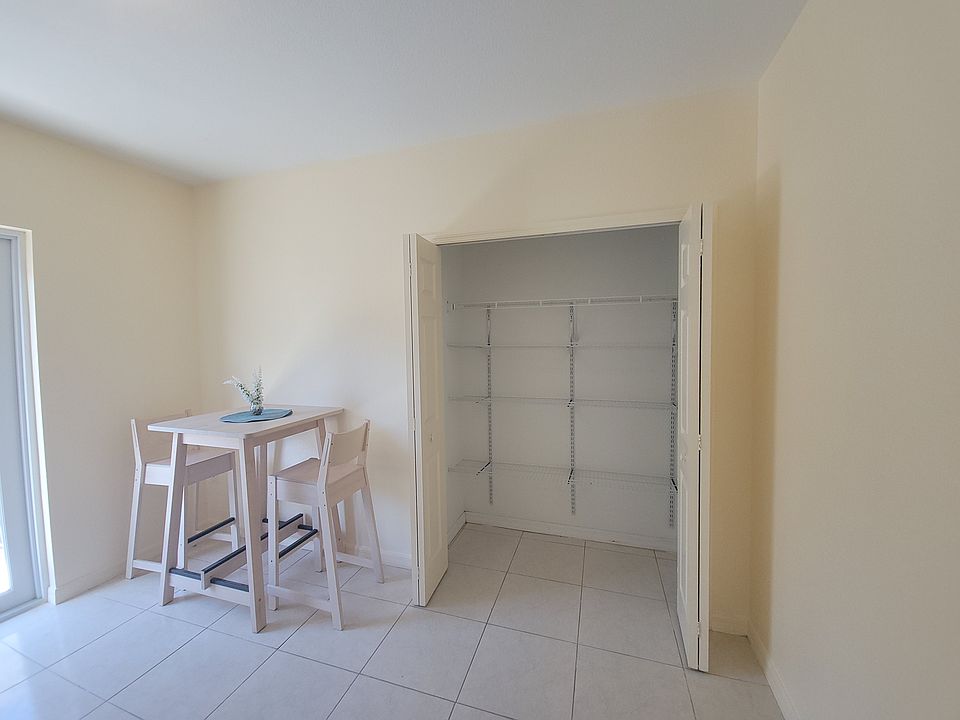 Large pantry and dining area