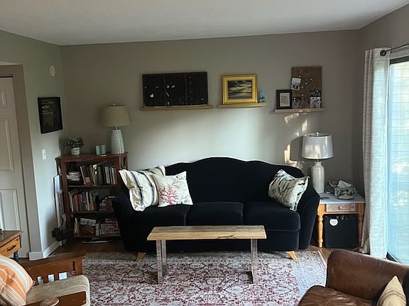 The living room area