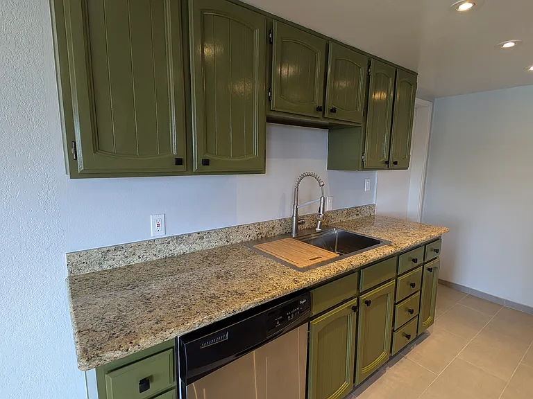 Kitchen with new sink