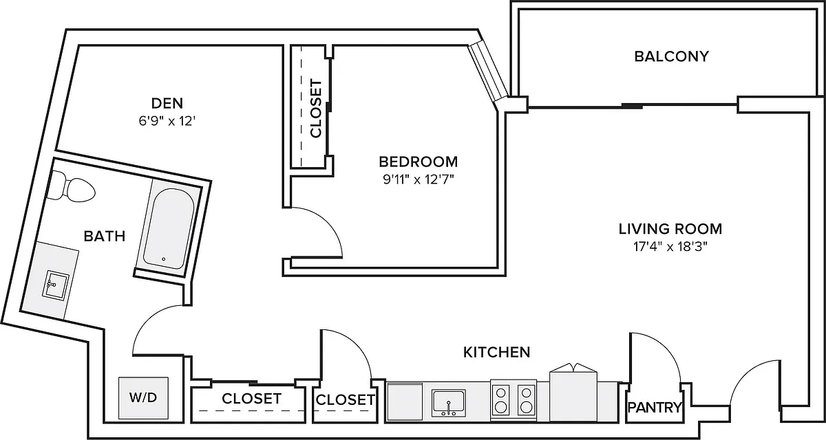 Floor plan A25D