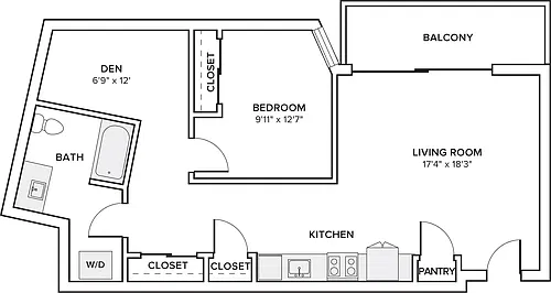 Floor plan A25D
