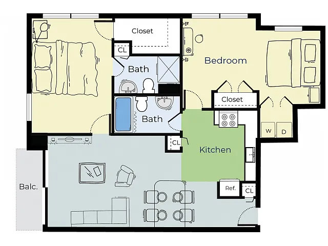 Floor plan Willow Deluxe
