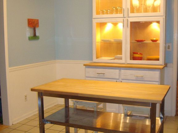 Island and Built-in China Cabinets