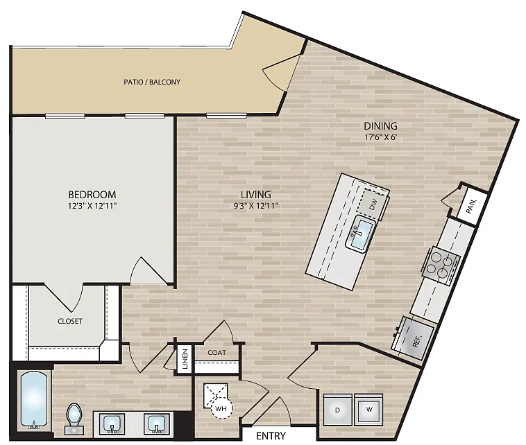 Floor plan A13