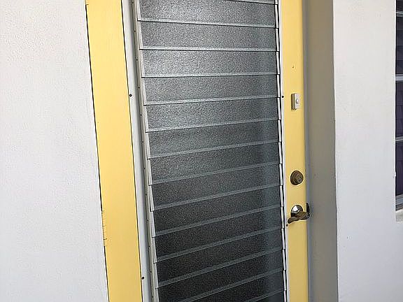 Louvered Front Door