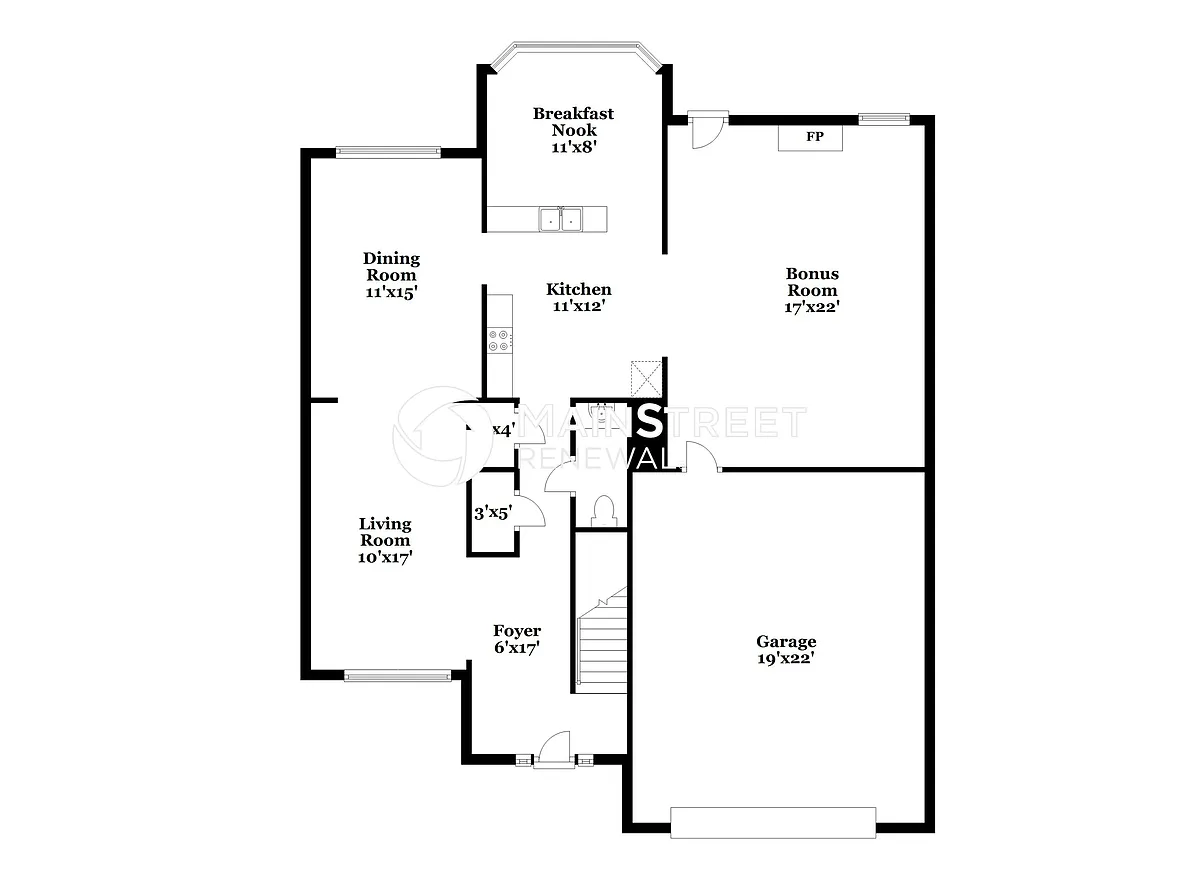 Floor Plan - 6322 Dekeon Dr