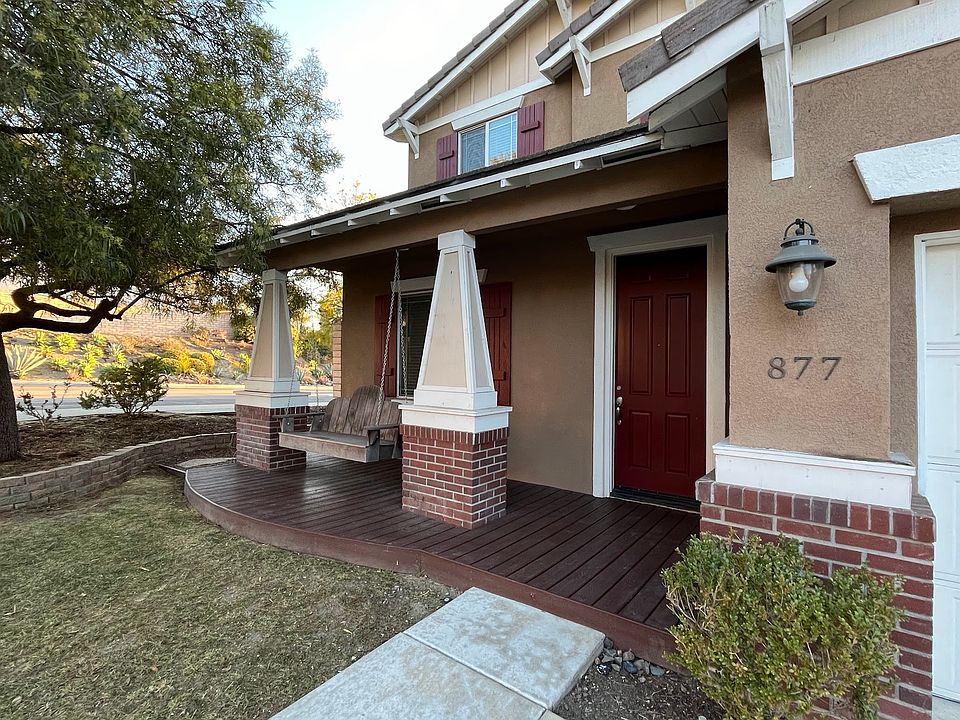 Front deck and porch swing