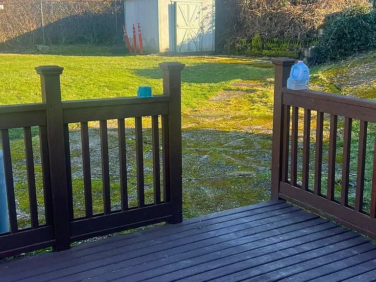 Large deck, yard, and extra on-site storage