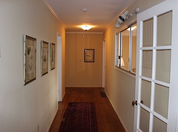 main hallway, unfurnished