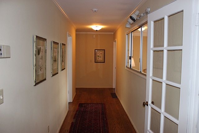 main hallway, unfurnished