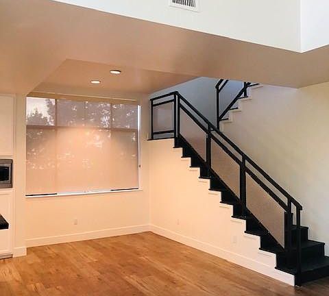 Downstairs kitchen & living