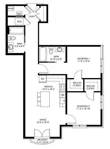Floor plan Marseille
