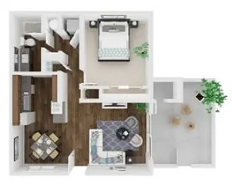 Floor plan 1X1