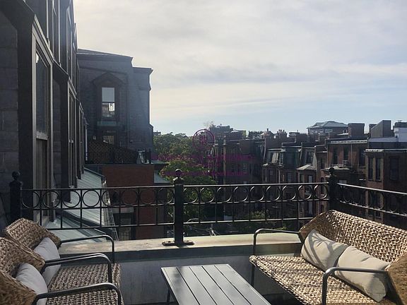 Private balcony off living room