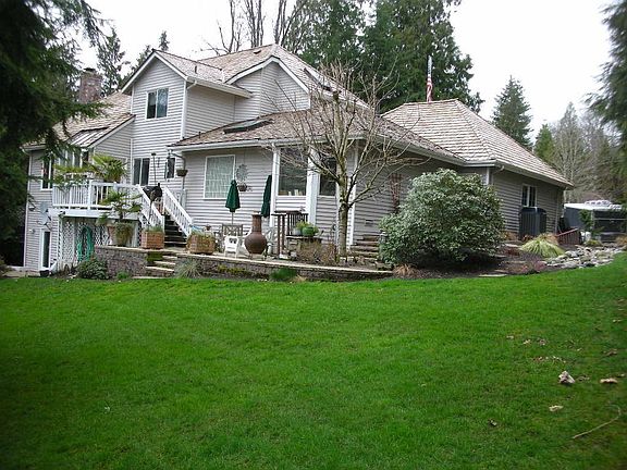 a rear yard playground