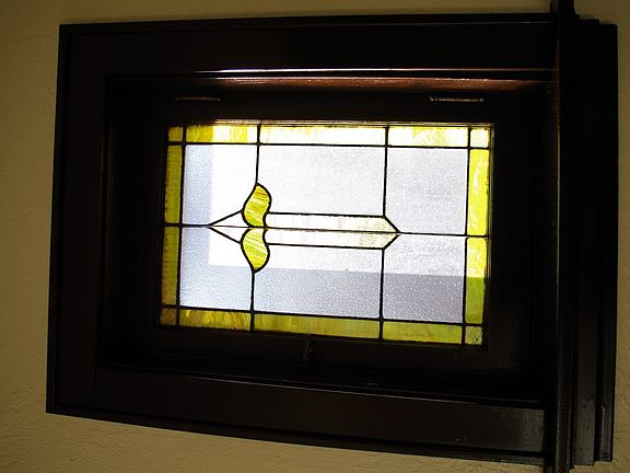 Two stained glass windows!