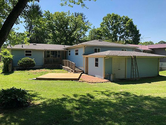 House from back yard. 