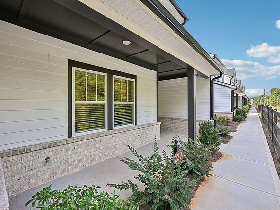 The Lancaster floorplan with the Calm Burlap interior package.