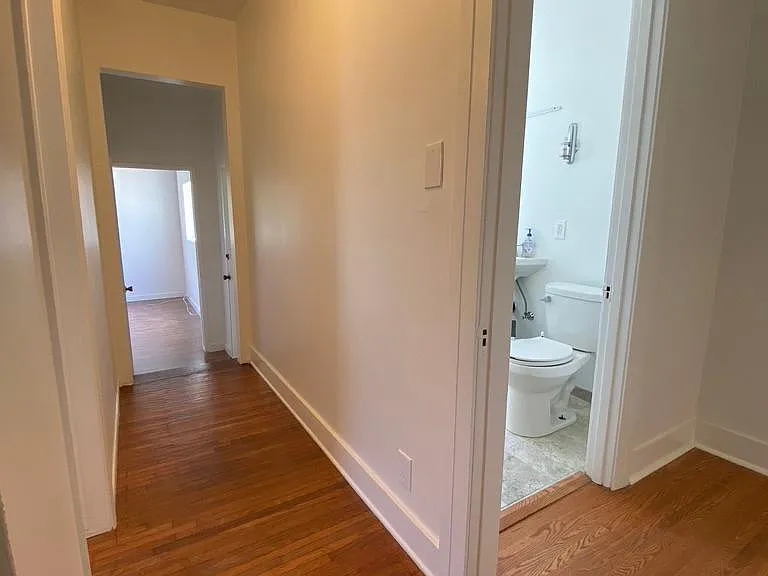 Hallway leading to bedrooms