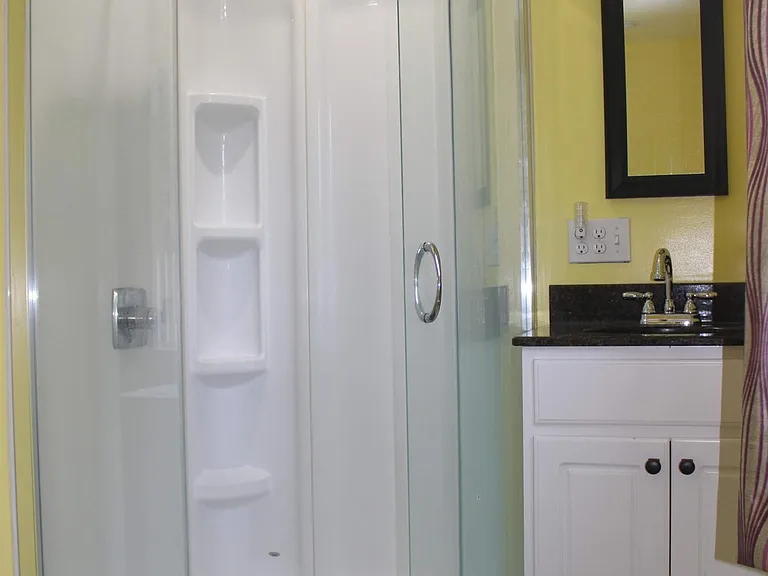 Master Bathroom - Standing Rain shower and sink