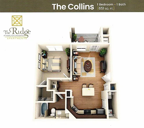 Floor plan The Collins